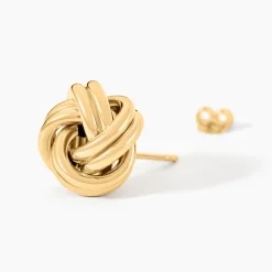 Histoire d'Or Boucles D'Oreilles Puces Gawain Or Jaune