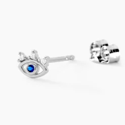 Histoire d'Or Boucles D'oreilles Puces Hina Argent Blanc Oxyde De Zirconium