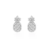 Boucles D'oreilles Puces Harold Argent Blanc Oxyde De Zirconium-Histoire d'Or Discount