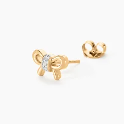 Histoire d'Or Boucles D'oreilles Puces Hisae Plaqué Or Jaune Oxyde De Zirconium