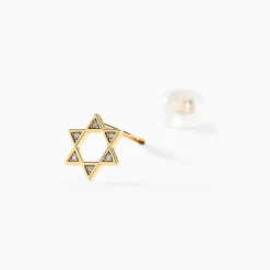 Histoire d'Or Boucles D'oreilles Puces Isak Or Jaune Diamant