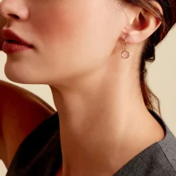 Histoire d'Or Boucles D'oreilles Puces Istoria Plaqué Or Jaune Oxyde De Zirconium