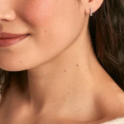 Histoire d'Or Boucles D'oreilles Puces Iolyn Argent Blanc Oxyde De Zirconium