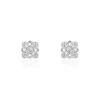 Boucles D'oreilles Puces Isia Argent Blanc Oxyde De Zirconium-Histoire d'Or Clearance