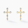 Histoire d'Or Boucles D'oreilles Puces Jesusa Or Jaune Oxyde De Zirconium