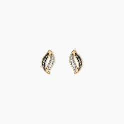 Histoire d'Or Boucles D'Oreilles Puces Johano Or Jaune Diamant