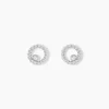 Histoire d'Or Boucles D'oreilles Puces Joeva Argent Blanc Oxyde De Zirconium