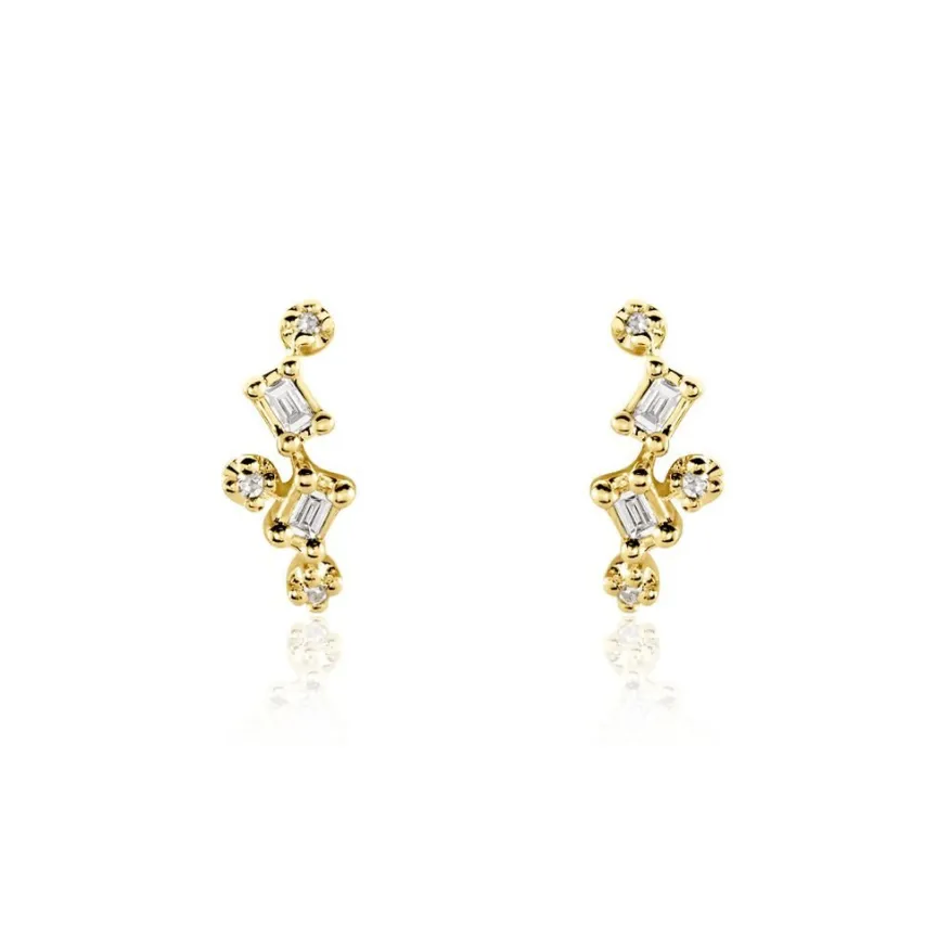 Boucles D'oreilles Puces Joy-Histoire d'Or