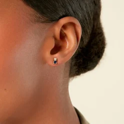 Boucles D'Oreilles Puces Jetta Or Jaune Oxyde De Zirconium-Histoire d'Or Hot