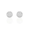 Boucles D'oreilles Puces Kristin Or Blanc Diamant-Histoire d'Or Online