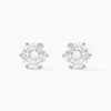 Histoire d'Or Boucles D'oreilles Puces Kylianna Argent Blanc Oxyde De Zirconium