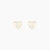 Boucles D'oreilles Puces Konnor Or Jaune Oxyde De Zirconium-Histoire d'Or