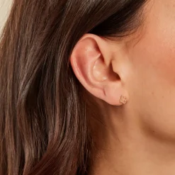 Histoire d'Or Boucles D'oreilles Puces Klotild Or Jaune