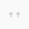 Histoire d'Or Boucles D'oreilles Puces Laurice Argent Blanc Oxyde De Zirconium