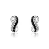 Histoire d'Or Boucles D'oreilles Puces Liraz Argent Blanc Oxyde De Zirconium