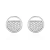 LAETIZIA Boucles D'oreilles Puces Clara Argent  Oxyde De Zirconium