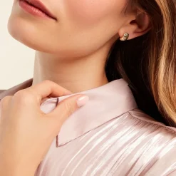 Boucles D'oreilles Puces Linddya Or Jaune-Histoire d'Or Hot