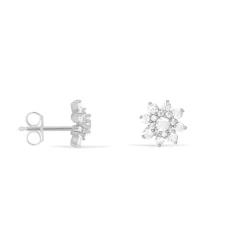 Boucles D'oreilles Puces Lorraine De Zirconium-Histoire d'Or Hot
