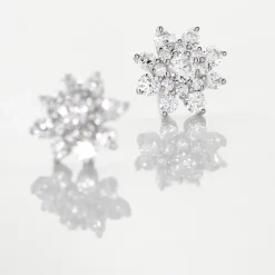 Boucles D'oreilles Puces Lorraine De Zirconium-Histoire d'Or Hot