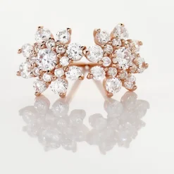 Boucles D'oreilles Puces Lorraine De Zirconium-Histoire d'Or Sale