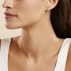 Boucles D'oreilles Puces Loubra Or Jaune Emeraude-Histoire d'Or Best