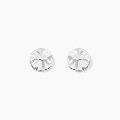 Histoire d'Or Boucles D'oreilles Puces Loeiza Argent Blanc Oxyde De Zirconium