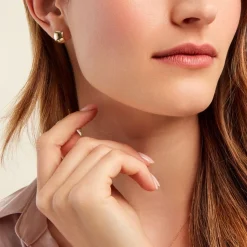 Histoire d'Or Boucles D'oreilles Puces Linddya Or Jaune