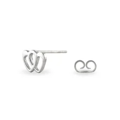 Boucles D'oreilles Puces Lehinaae Argent Blanc-Histoire d'Or Discount