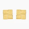 Histoire d'Or Boucles D'Oreilles Puces Lilly Acier Jaune