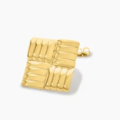 Histoire d'Or Boucles D'Oreilles Puces Lilly Acier Jaune