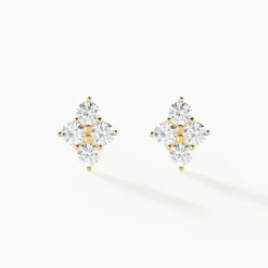 Boucles D'oreilles Puces Margh Or Jaune Oxyde De Zirconium-Histoire d'Or Hot
