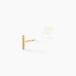 Histoire d'Or Boucles D'oreilles Puces Marcellus Or Jaune Diamant