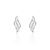 Boucles D'oreilles Puces Marnie Or Blanc Diamant-Histoire d'Or Discount