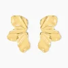 Boucles D'oreilles Puces Myria Acier Jaune-Histoire d'Or Best
