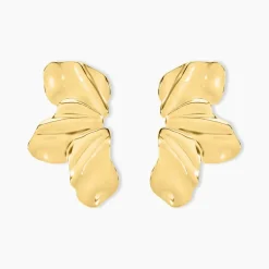 Boucles D'oreilles Puces Myria Acier Jaune-Histoire d'Or Best