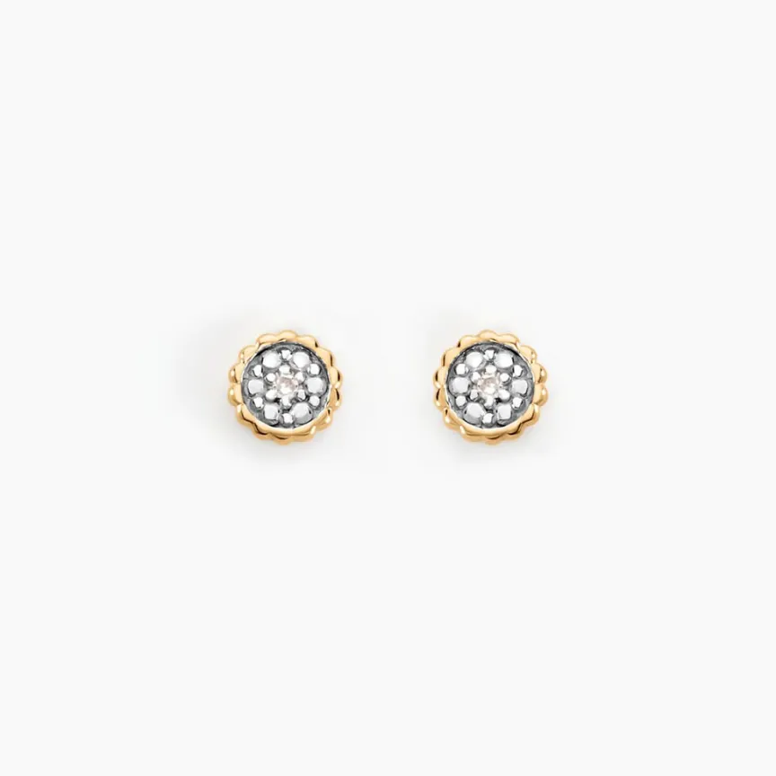 Boucles D'oreilles Puces Mon 1er Diamant-Histoire d'Or