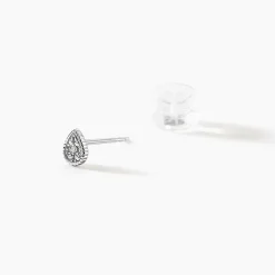 Histoire d'Or Boucles D'oreilles Puces Mon 1er Diamant