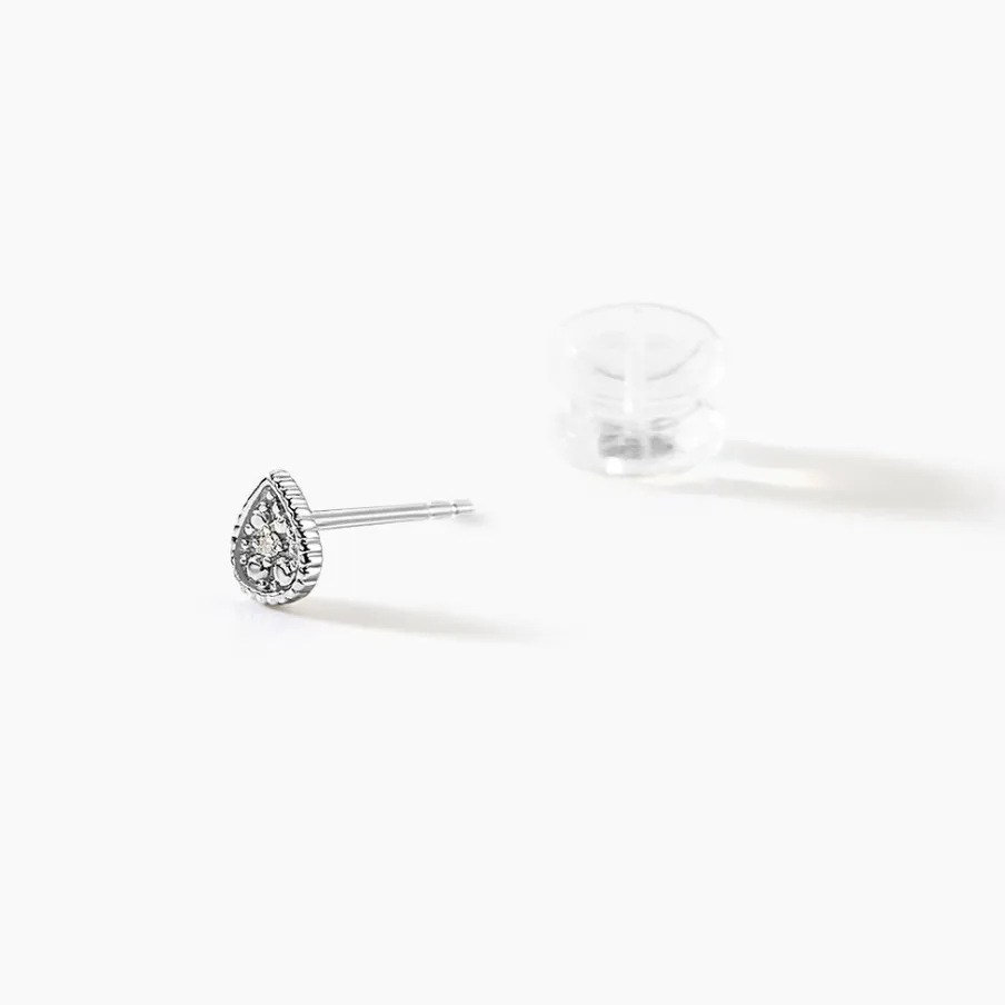 Histoire d'Or Boucles D'oreilles Puces Mon 1er Diamant