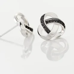 Boucles D'oreilles Puces Melina Argent Blanc Oxyde De Zirconium-Histoire d'Or Hot