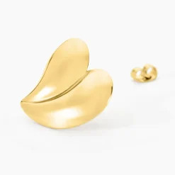 Boucles D'oreilles Puces Madlie Acier Jaune-Histoire d'Or Discount