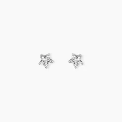 Histoire d'Or Boucles D'oreilles Puces Meriame Argent Blanc Oxyde De Zirconium