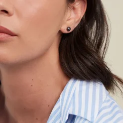 Boucles D'oreilles Puces Micaelle Teintees Or Jaune Perle De Culture-Histoire d'Or Outlet