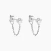 Boucles D'oreilles Puces Nimah Argent Blanc Oxyde De Zirconium-Histoire d'Or Best