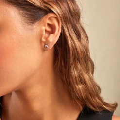 Histoire d'Or Boucles D'oreilles Puces Navette De Zirconium