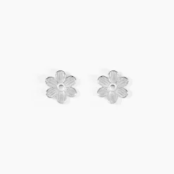 Histoire d'Or Boucles D'oreilles Puces Niva Argent Blanc