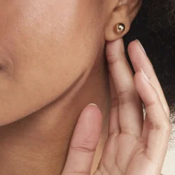 Histoire d'Or Boucles D'oreilles Puces Nohraae Plaqué Or Jaune