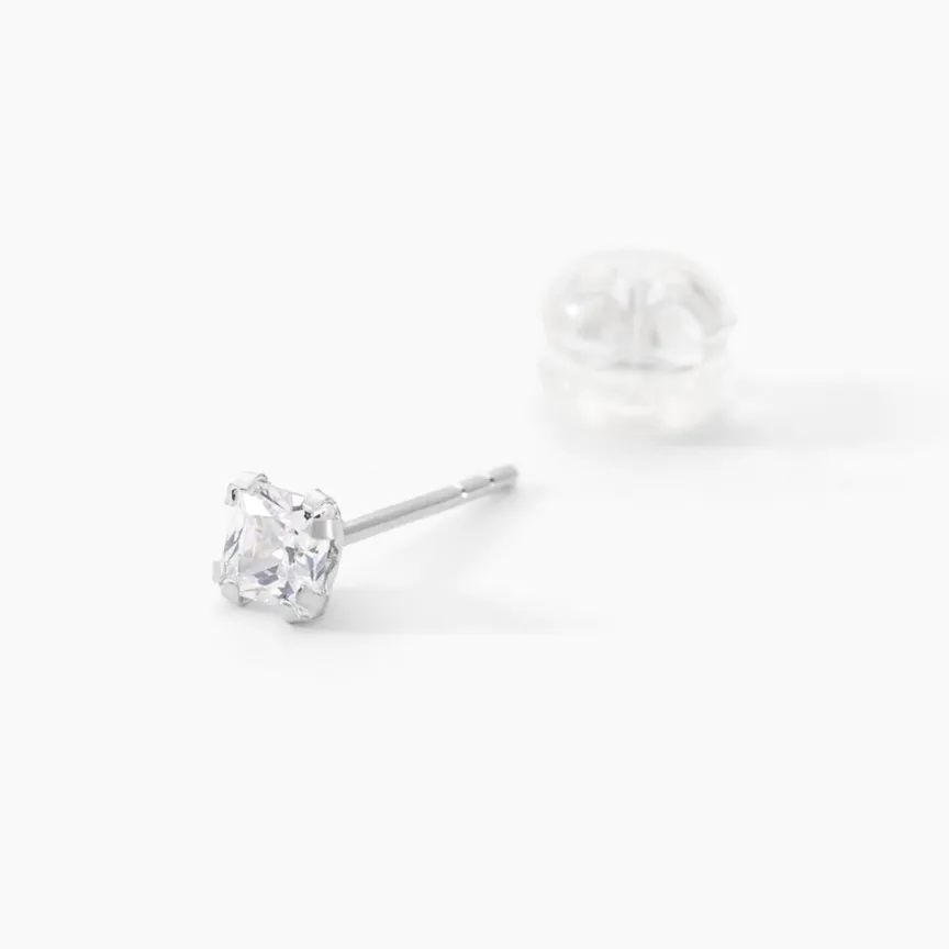Boucles D'oreilles Puces De Zirconium-Histoire d'Or Clearance