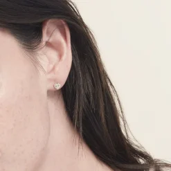 Histoire d'Or Boucles D'oreilles Puces Or Jaune Festuca Oxydes De Zirconium