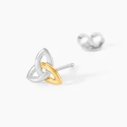 Histoire d'Or Boucles D'Oreilles Puces Or Jaune