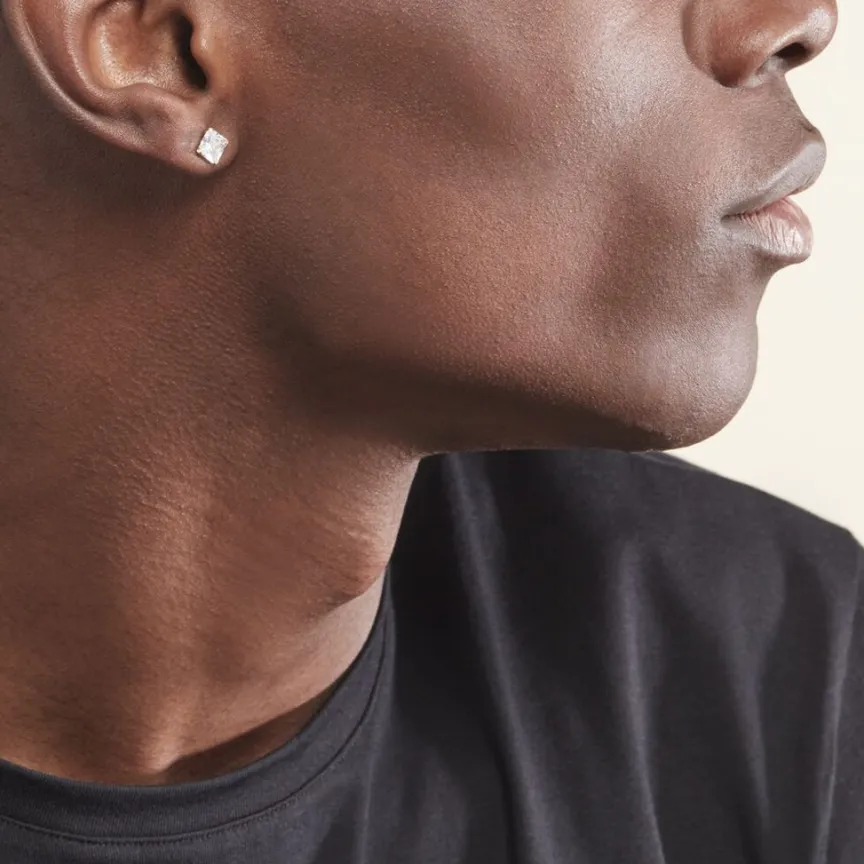 Boucles D'oreilles Puces Or Jaune Doreen Oxydes De Zirconium-Histoire d'Or Discount